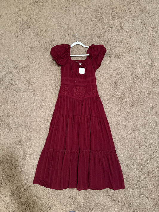 Altar’d State Burgundy Maxi Dress